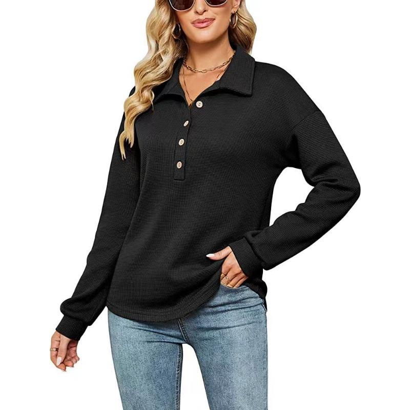 Футболка с длинным рукавом вафельного плетения — фото 8