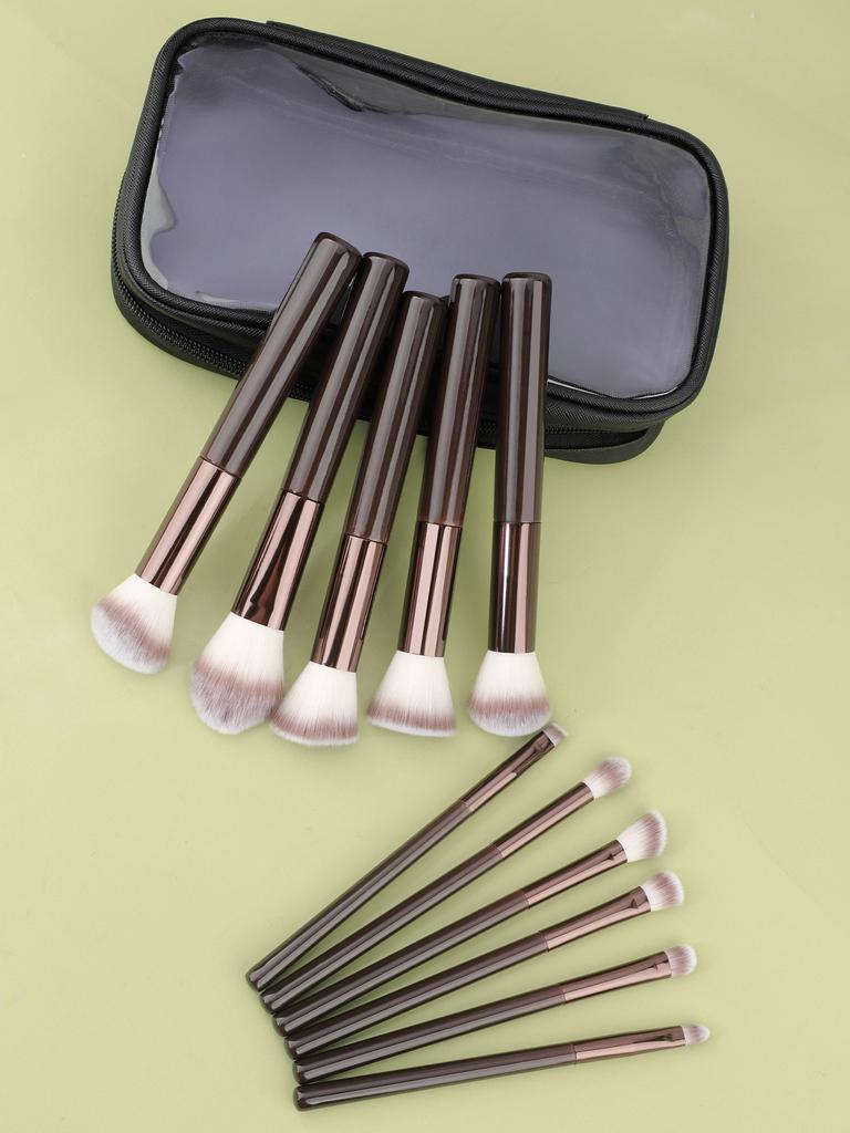 Makeup Brushes Professional Make Up Brushes Premium Synthetic Powder Concealers Brushes Travel Makeup Brush Set with Case (C