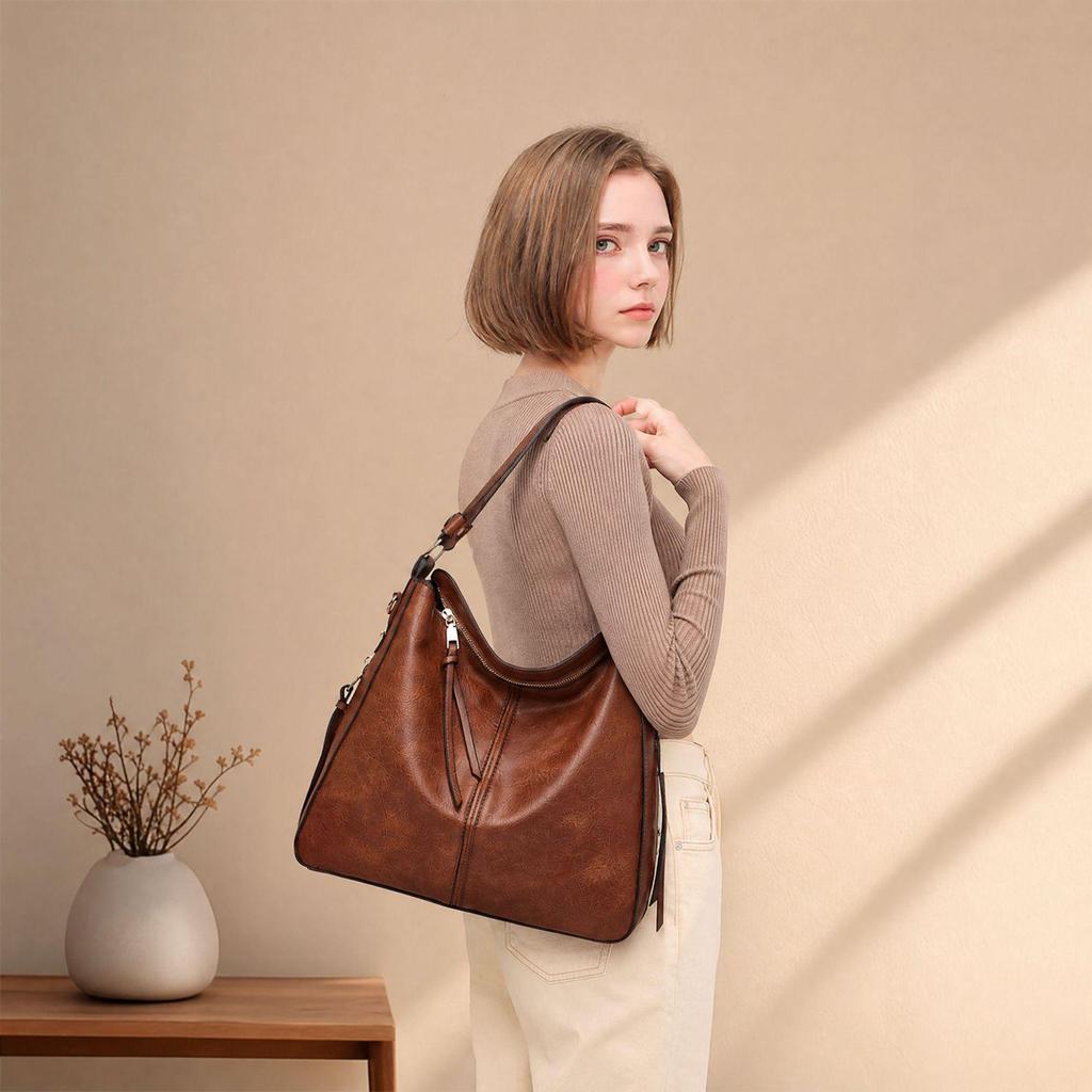 Women's Retro Crossbody Tote Bag - European & American Fashion, Large Capacity, Mother-Child, Single Shoulder