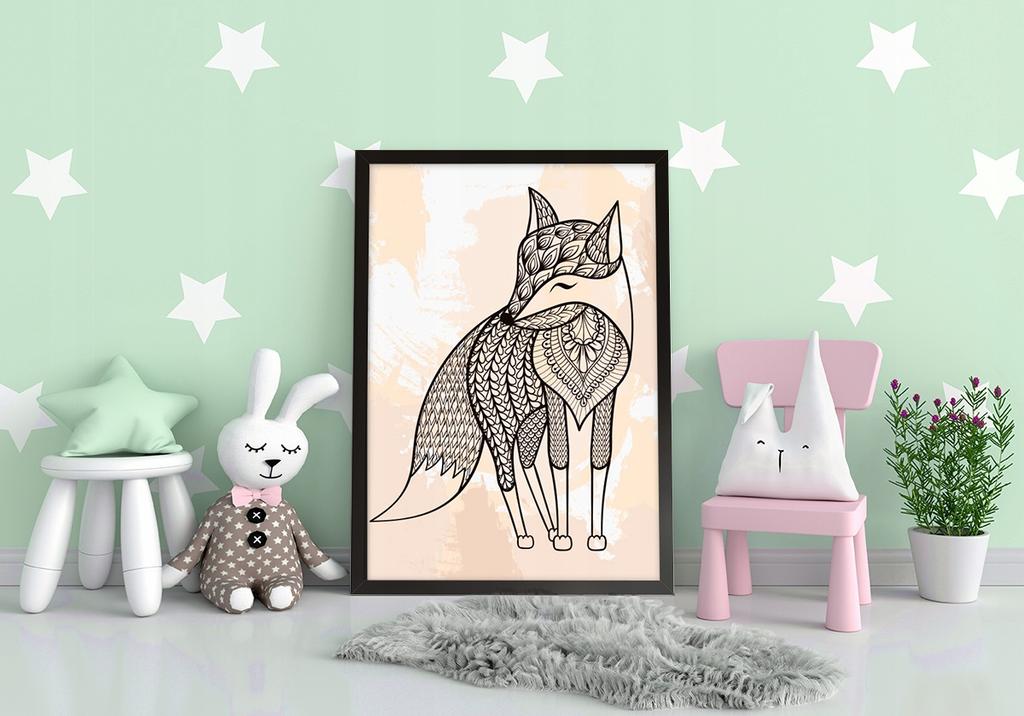 Picture Poster In a Frame A4 Cm Fox PD285