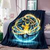 Pokémon Pikachu Series Flannel Blanket—Soft To the Touch, the Perfect Choice for Home Relaxation; an Excellent Gift for Pokémon