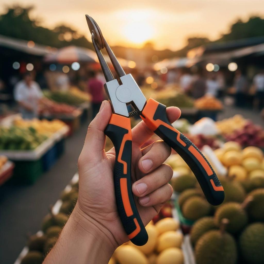 Pliers Style Durian Opener Opening Tool Handheld for Home Cooks, Fruit Vendors, Kitchen