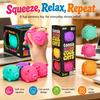 Needoh Cute Cat Maltose Squishy Toys Slow Rise Stress Relief Ball Sensory Fidget Toys For Adult Kids Anti-Anxiety Sensory Toys