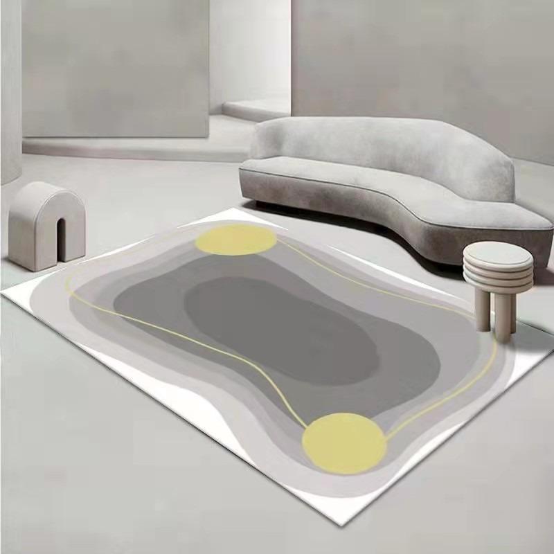 Nordic Style Simple Modern Art Carpet Living Room Sofa Bedroom Bedside Study Kitchen Entrance Door Rug Non-slip Home Decor Mat