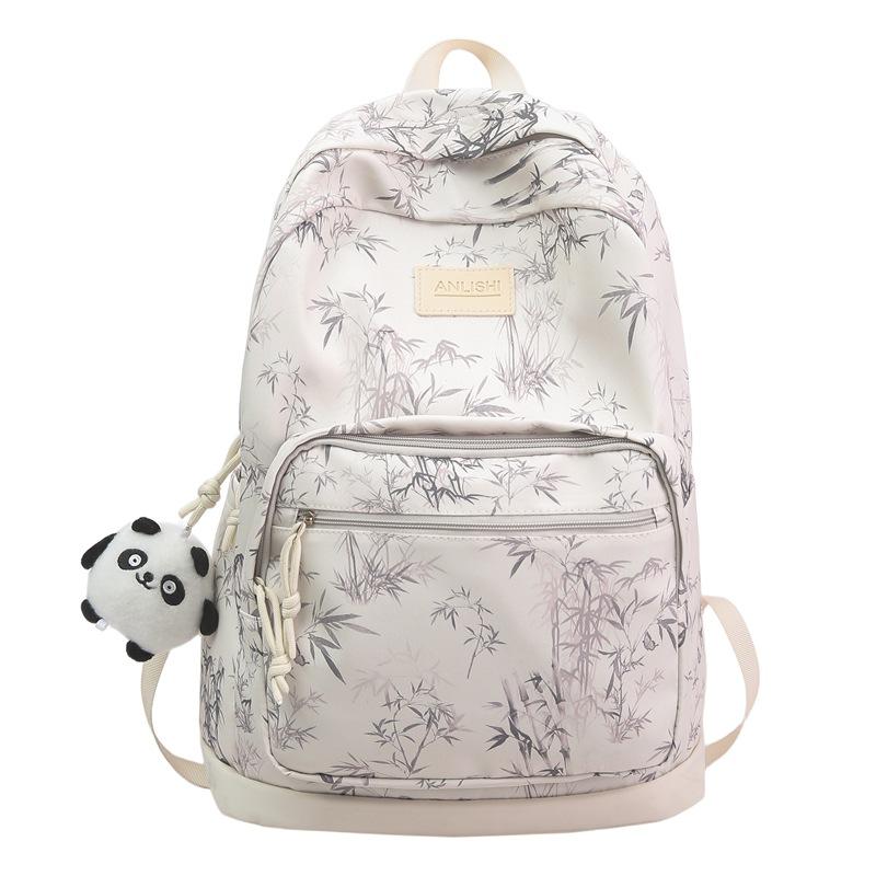 Schulrucksack hoher Wert chinesischer Stil Rucksack große Kapazität Mittelstufenschüler Oberstufenschüler Schulrucksack einfach vielseitig Freizeit Batik Rucksack