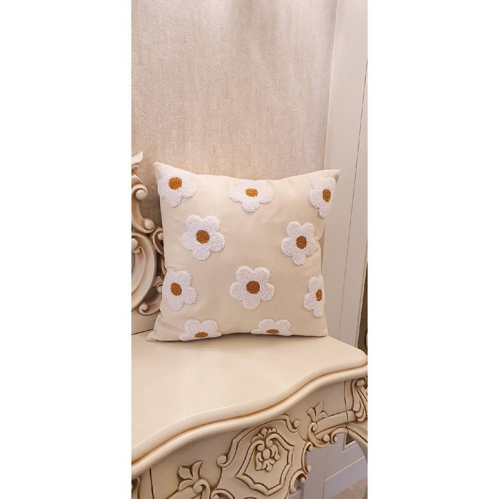 Kissenbezug mit Gänseblümchenmotiv 4121