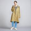 Compact Aquablock and Kelp Size M Raincoat, Water-Resistant, Breathable, Water-Repellent, B2MEC260, Women's, Beige,