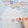 15 Cavity Wax Mold Seal Silicone Mat Pad for Wax Seal Stamp Wax Making Mould Removable for DIY Craft Adhesive Waxing