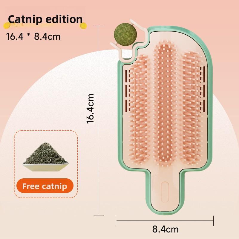 The New Ice Cream Scratcher Comes with A Cat Toy Stick, A Mint Ball, A Cat Fur Rubbing Device That Can Stick To Corners, Table Legs, and Cat Toys
