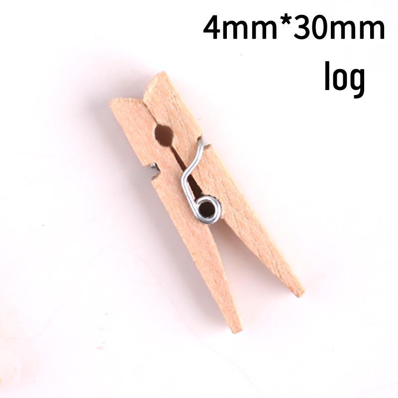 Retro Wooden Photo Clip for DIY Wall Art Decoration