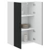 Wall Cabinet LUCCA Black 60 X 31 X 100 Cm Particleboard