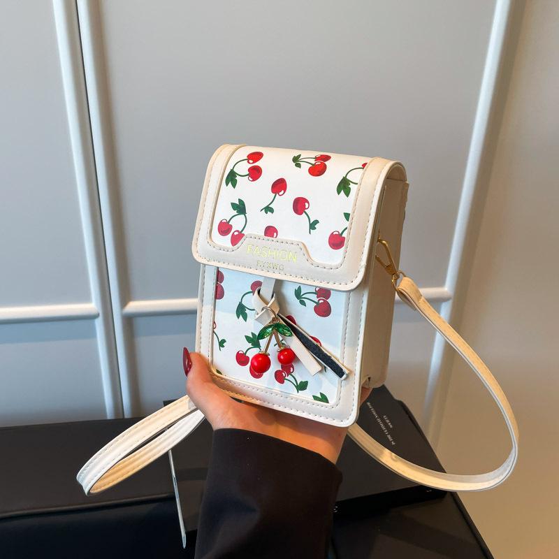 Convenient messenger small bag women's 2025 new trendy small square bag high-end shoulder bag popular mobile phone bag