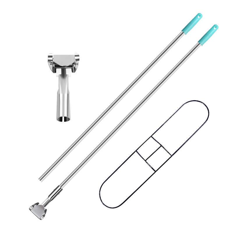 Thickened Rotating Mop Handle with Iron Frame