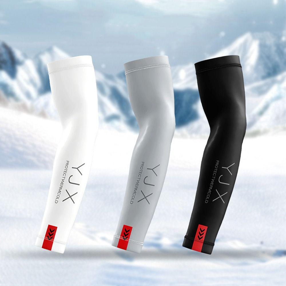1Pair Elastic Summer Arm Sleeves Ice Silk Cycling Driving Gloves Sun Protection Arm Cover  Men Women
