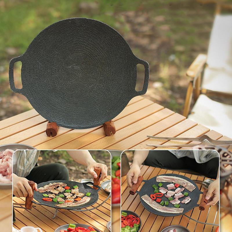 Skillet Handle Cover Kitchenware Wooden Grip Holder Heat Resistant Assist Pan Handle Wooden Sleeve For Skillet Grilling