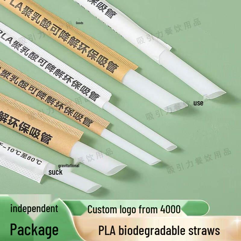 ZISIZ PLA Biodegradable Disposable Straws