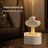 Silent Desktop Rainbow Raindrop Aromatherapy Humidifier & Remote-Control Essential Oil Diffuser