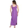 Beautiful Cotton U Neck Summer Maxi Gown Indian Women Sleepwear Nighty Dress