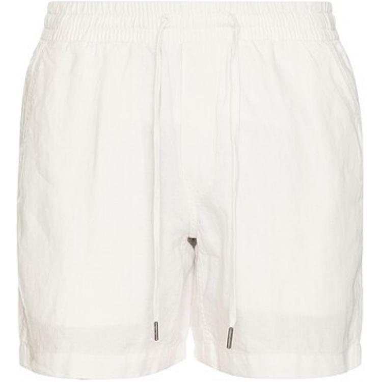 

Polo Ralph Lauren Однотонные шорты на шнуровке для повседневной носки Мужские шорты Белый 710942802-004 L