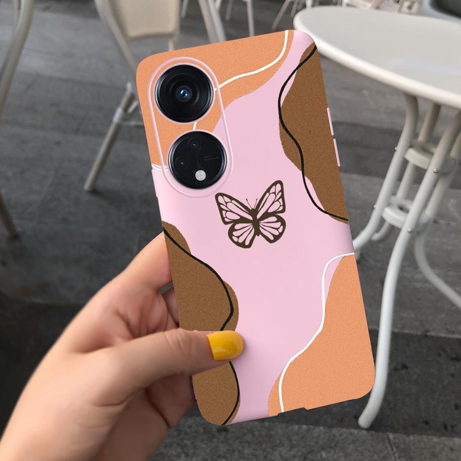 For Oppo Reno 8T 4G Case CPH2481 Luxury Art Printed Cover Silicone Soft TPU Phonw Case For Oppo Reno8 T 5G Reno 8T Reno8T Bumper