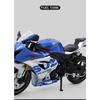 1/12 Scale Suzuki GSX-R1000R Alloy Racing Motorcycle Model Diecast Street Cross-Country Motorcycle Model High Simulation