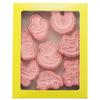 8 Pcs Food Grade Plastic Cookie Cutters 3D Cute Cartoon Press Type Stamps for Home Kitchen DIY Biscuit Baking