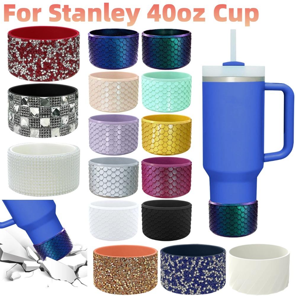 Mermaid Silicone Boot Anti-Slip Water Bottle Boot Sleeve Water Bottles Bottom Sleeve for Stanley 40oz Cup Accessories