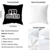 omerta 47 Cushion Cover Pattern Printed Pillowcase for Living Room Sofa Cushion Cover & Bedroom Decor