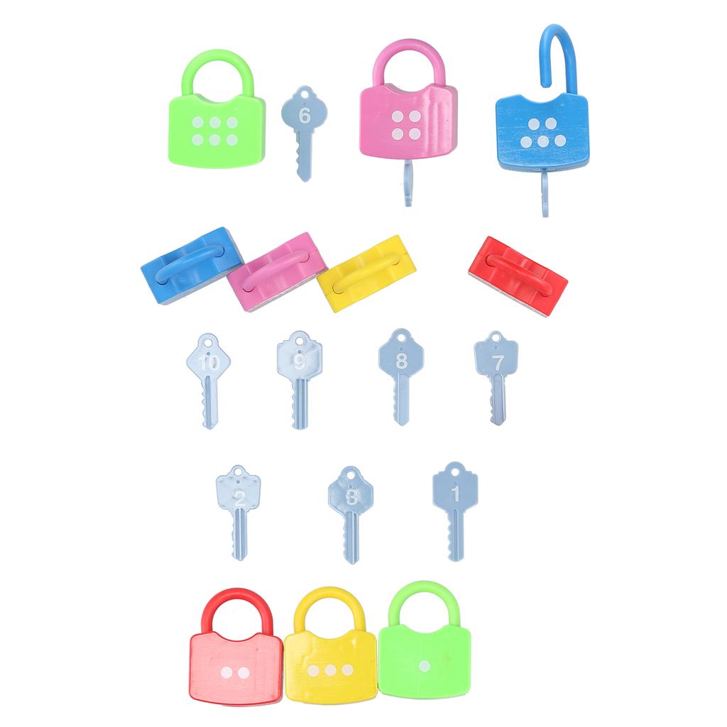Learning Locks Alphabet Toys Educational Learning Locks Counting Toys Set for KidsNumber