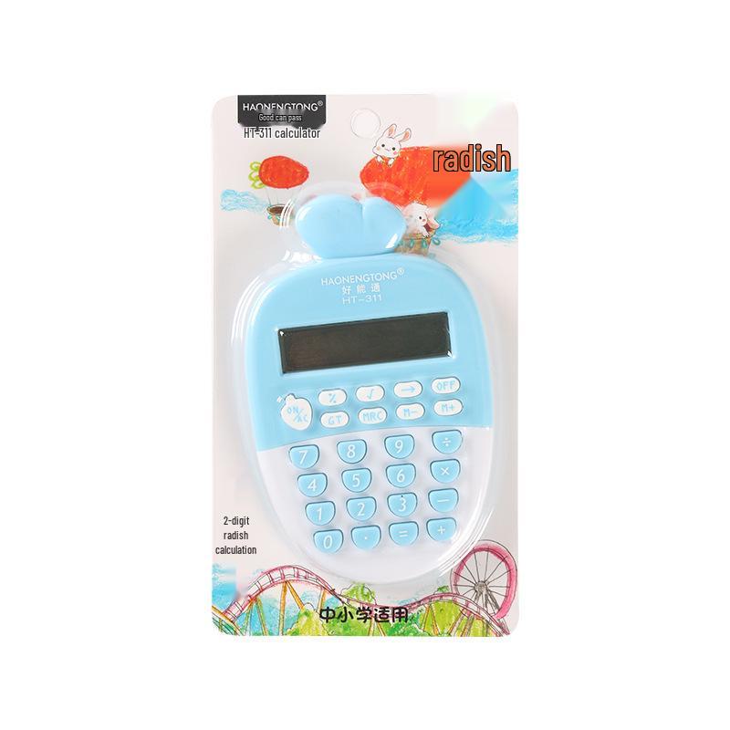 Baitong 7838 Cute Carrot Mini Calculator for Students