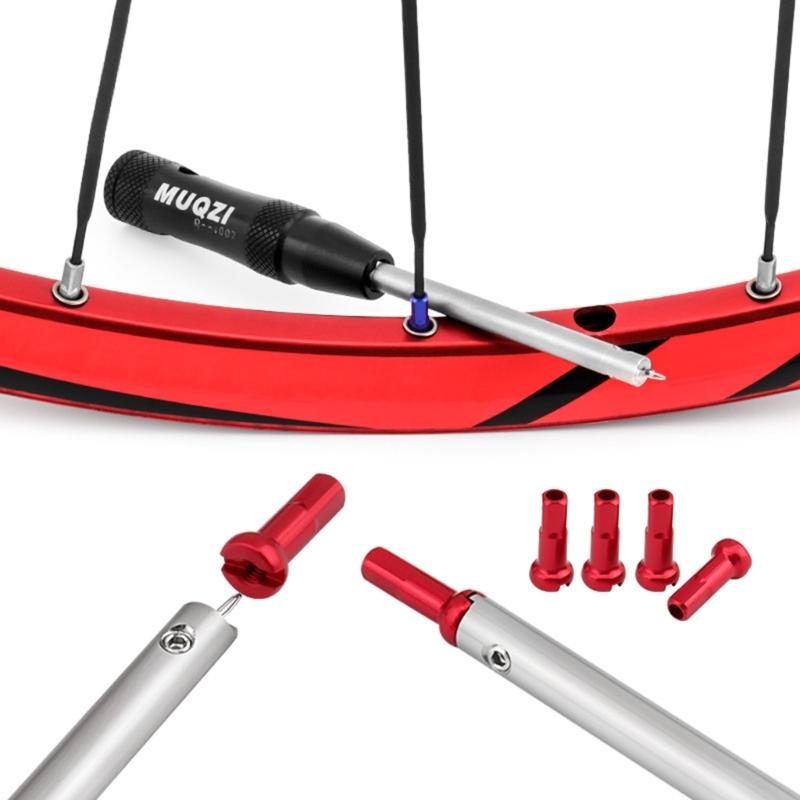 Bike Wheel Spoke Nipple Key Bicycles Installation Nipple Wrench Maintenance Set Mountain Road Fold Bike Spoke Cap Tool