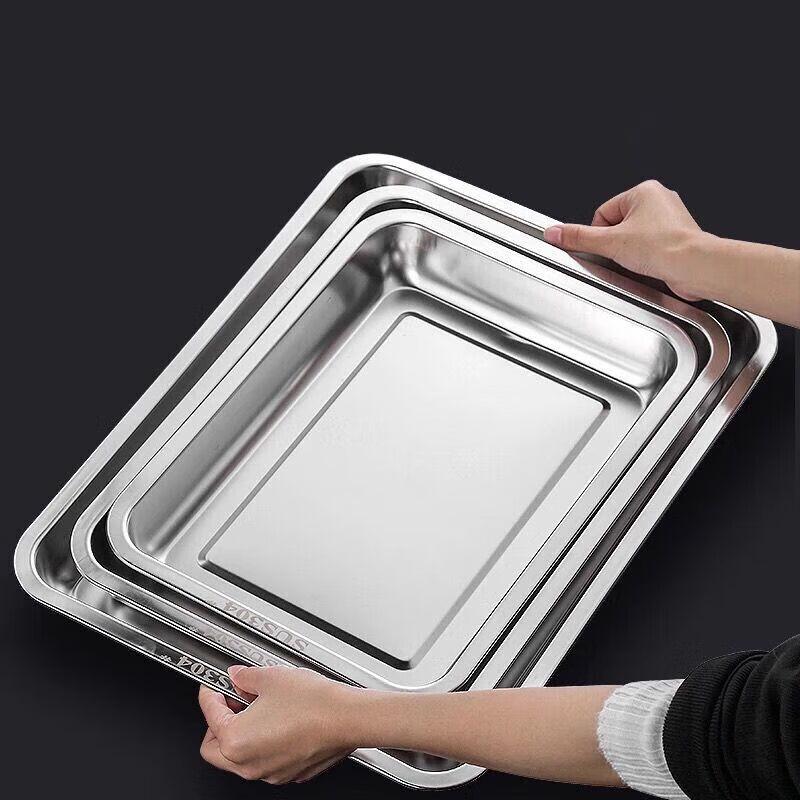 Xuan Kun Pai 304 Stainless Steel Commercial Rectangular Tray