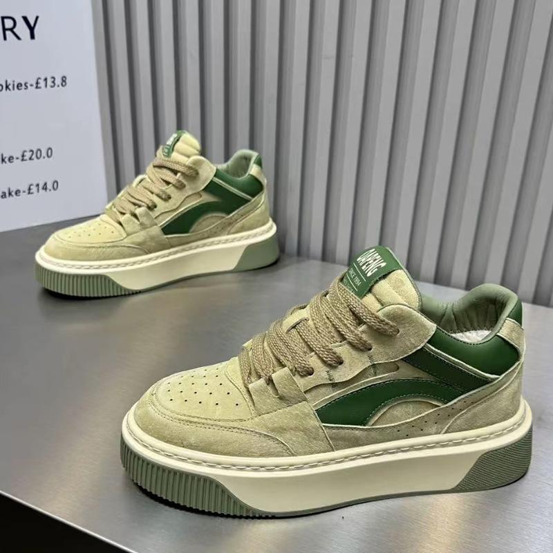 Winter neue niedrig geschnittene Schuhe mit dicker Sohle, einlagig, Baumwoll-Leder-Oberfläche, Samt, Freizeitschuhe ok