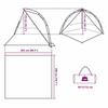VidaXL Tente de plage vert d'eau libération rapide imperméable, tente, tente de jardin, abri extérieur, tente de camping, 4004153