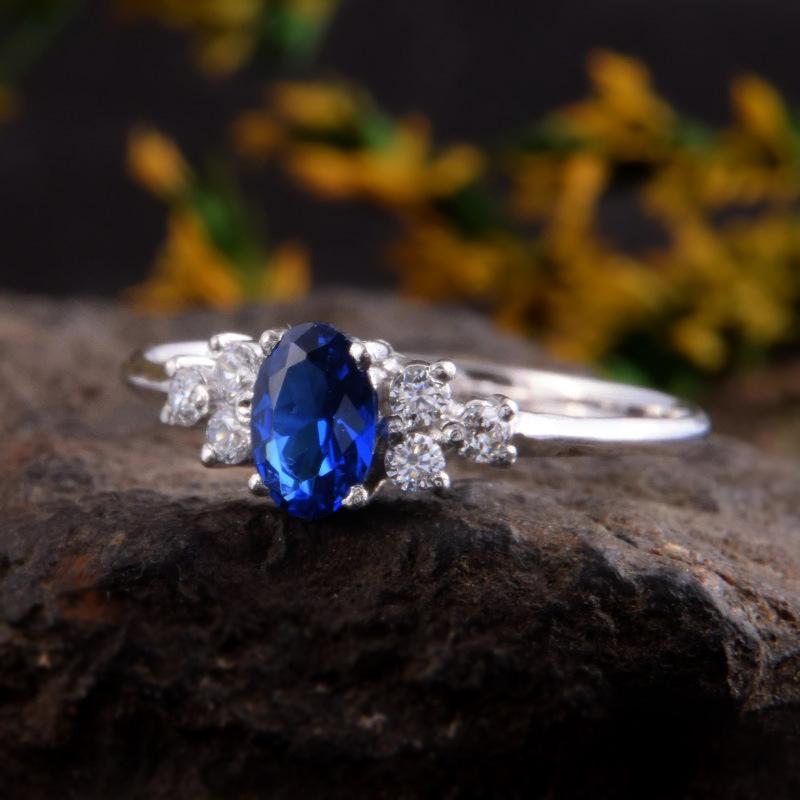 1Pc Fashion Fashion Trend Wedding Ring Oval Ring Multifunctional Ring