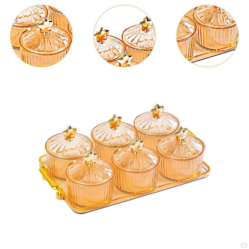 Divided Platter for Dried Fruits And Snacks Ideal Celebrations