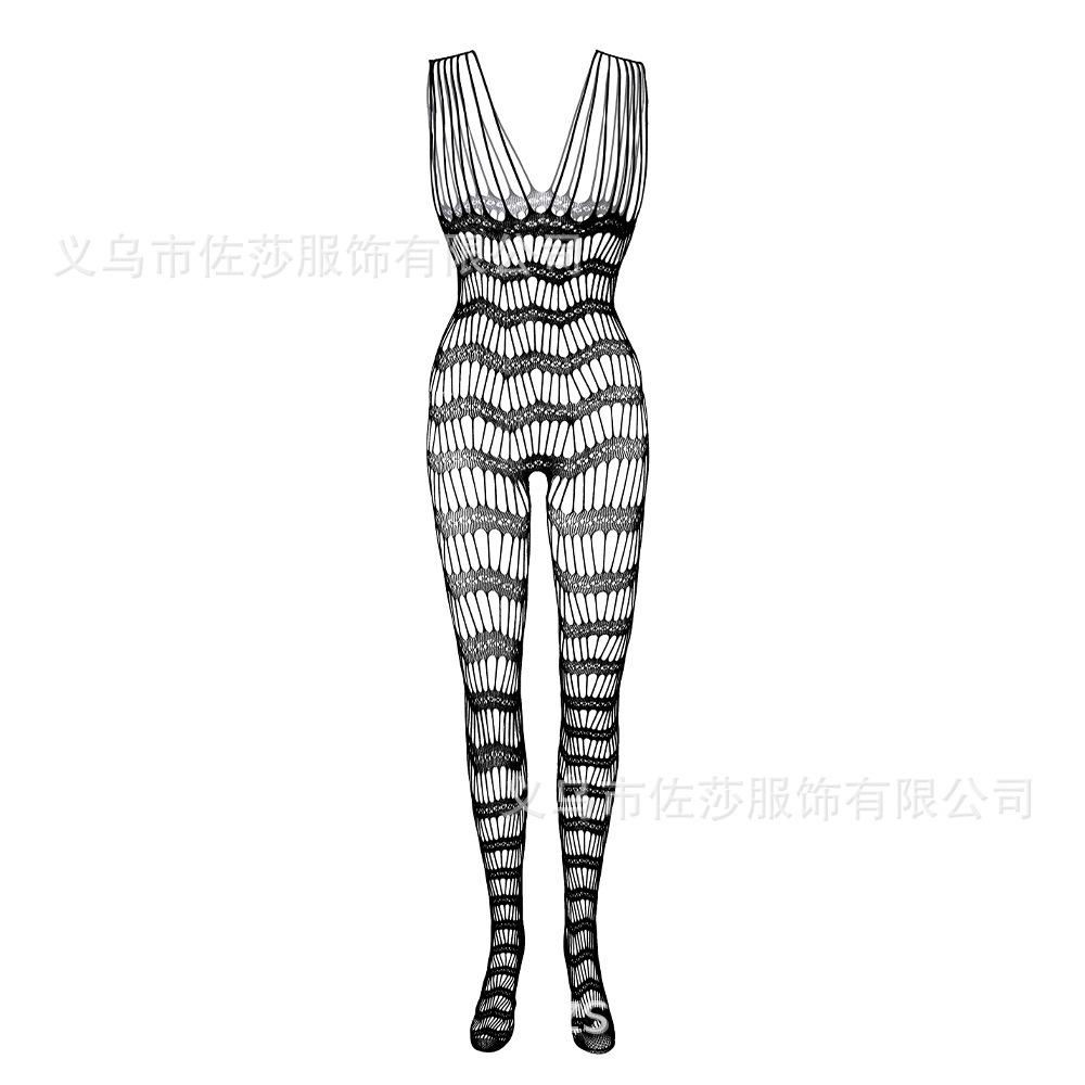 Sex Underwear Women's Sexy One-Piece Mesh Suspender Mesh Full Body Stockings Mesh Socks