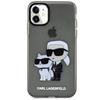 Karl Lagerfeld Klhcn61Hnkctgk Iphone 11/ Xr 6,1 Černý/Black Pevný obal Gliter Karl&Choupette