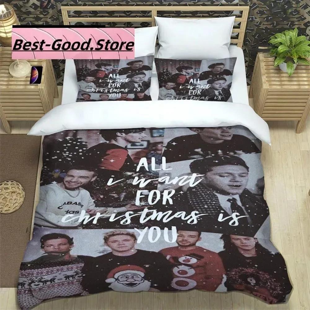 O-ONE Musikband D-Direction Bettwäsche-Set Bettwäsche-Set mit Kissenbezug Bettdeckenbezug Weich Einzel Doppel Queen Super King Größe