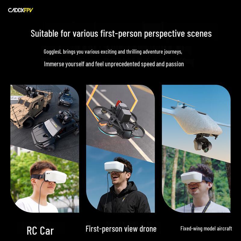 CADDXFPV Avatar HD Single Screen FPV Goggles L