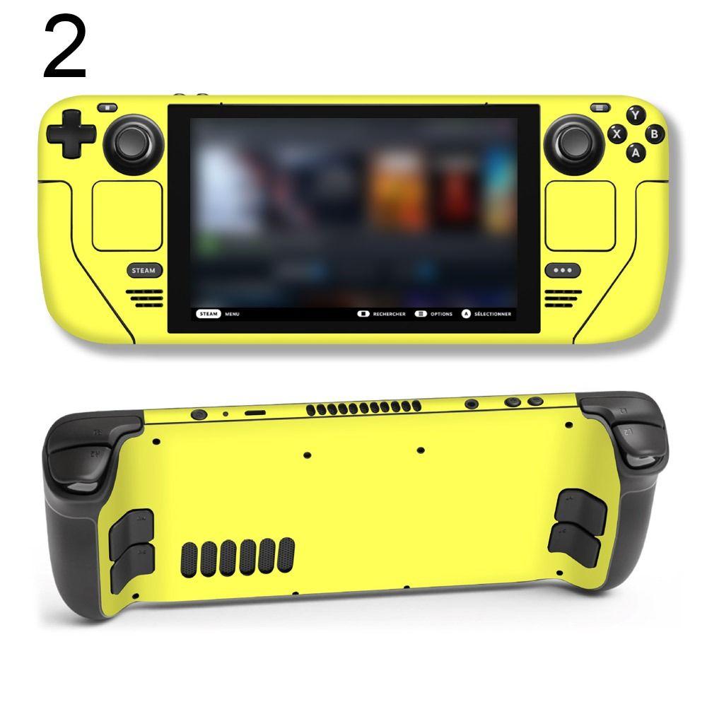 Game Console Decor Vinyl Skin for Steam Deck Console Full Set Protective Decal Wrapping Cover For Valve Console Premium Stickers