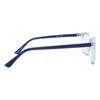 Full Rim Square Transparent Blue Smartbuy Collection Casmor Tr 98a Fashion Unisex Eyeglasses