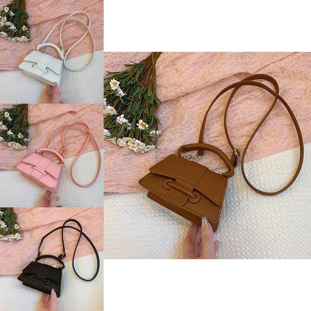 Fashionable Korean Style Shoulder Crossbody Bag Premium Pu Leather Square Bag