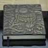 3D Vintage Embossed Leather Owl Printing  Travel Diary A5-Notebook Gifts Notepad 1pcs Note Book