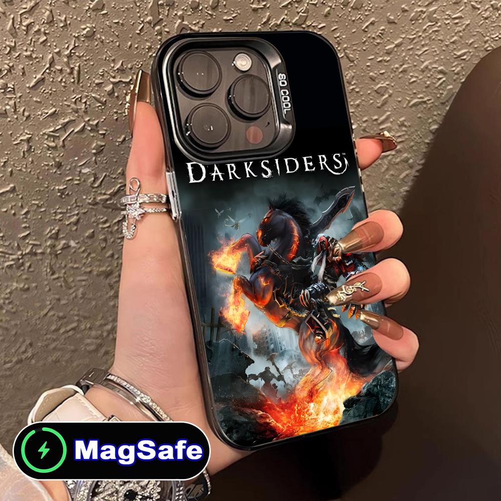Game Darksiders Mobile Phone Case for iPhone 17 16 15 14 13 12 11 Air Pro Max Plus MagSafe Translucent Colorful Cover Cover