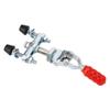 Push Pull Toggle Clamp with Flange Base Double Head Quick Release Clamp 91kg Holding Capacity 20mm