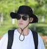 Bucket hat summer hat fishing visor adult men and women outdoor climbing sun hat foldable large brim