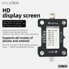 WYLIE WL-166 Tail Insertion Tester Lightning/Type-C Port Tester for iPhone/Android Auto Fault Detection HD Display Repair Tools