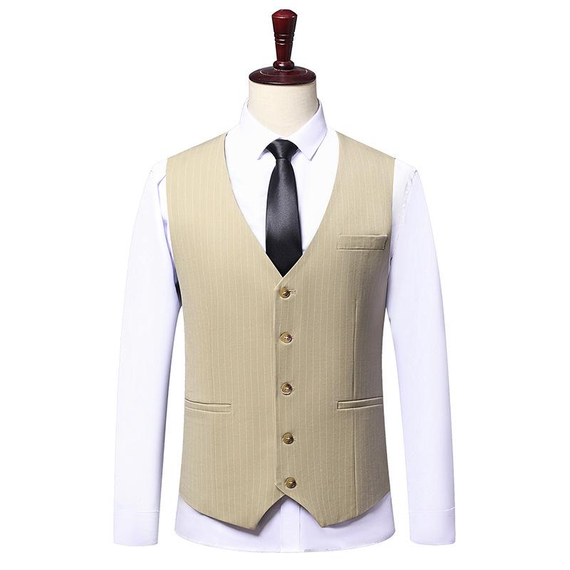 Plus Size Men s Striped Double-Breasted Three-Piece Suit: Wedding & Formal Wear 6XL