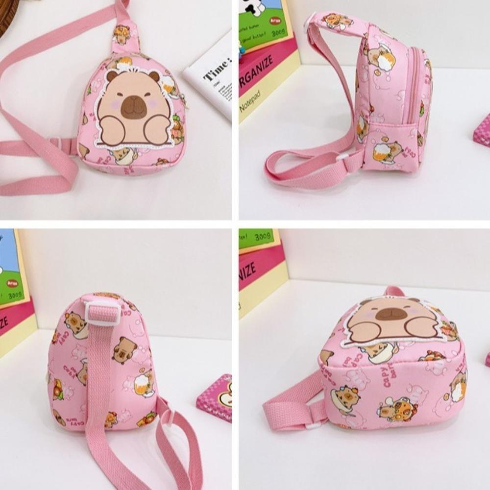 Large Capacity Kids Chest Bag Cute Cartoon Children's Waist Packs Creative Crossbody Bag